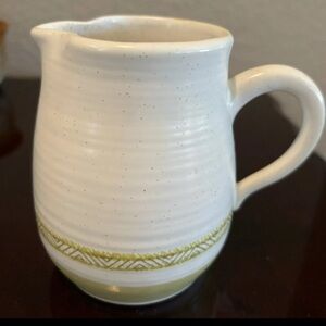 Vintage Franciscan Earthenware Hacienda Creamer in the Green Color Variant